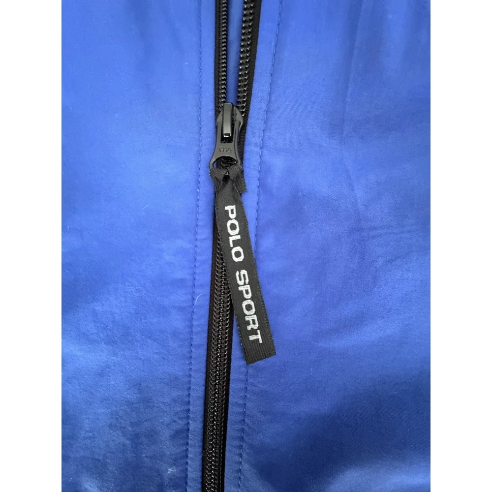 Polo Sport Ralph Lauren Jacket Mens XL Windbreaker Outdoor Shell Nylon Blue